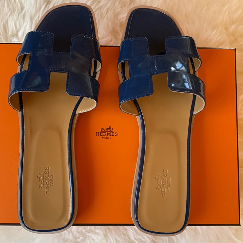 Hermes Oran sandals. New in box.